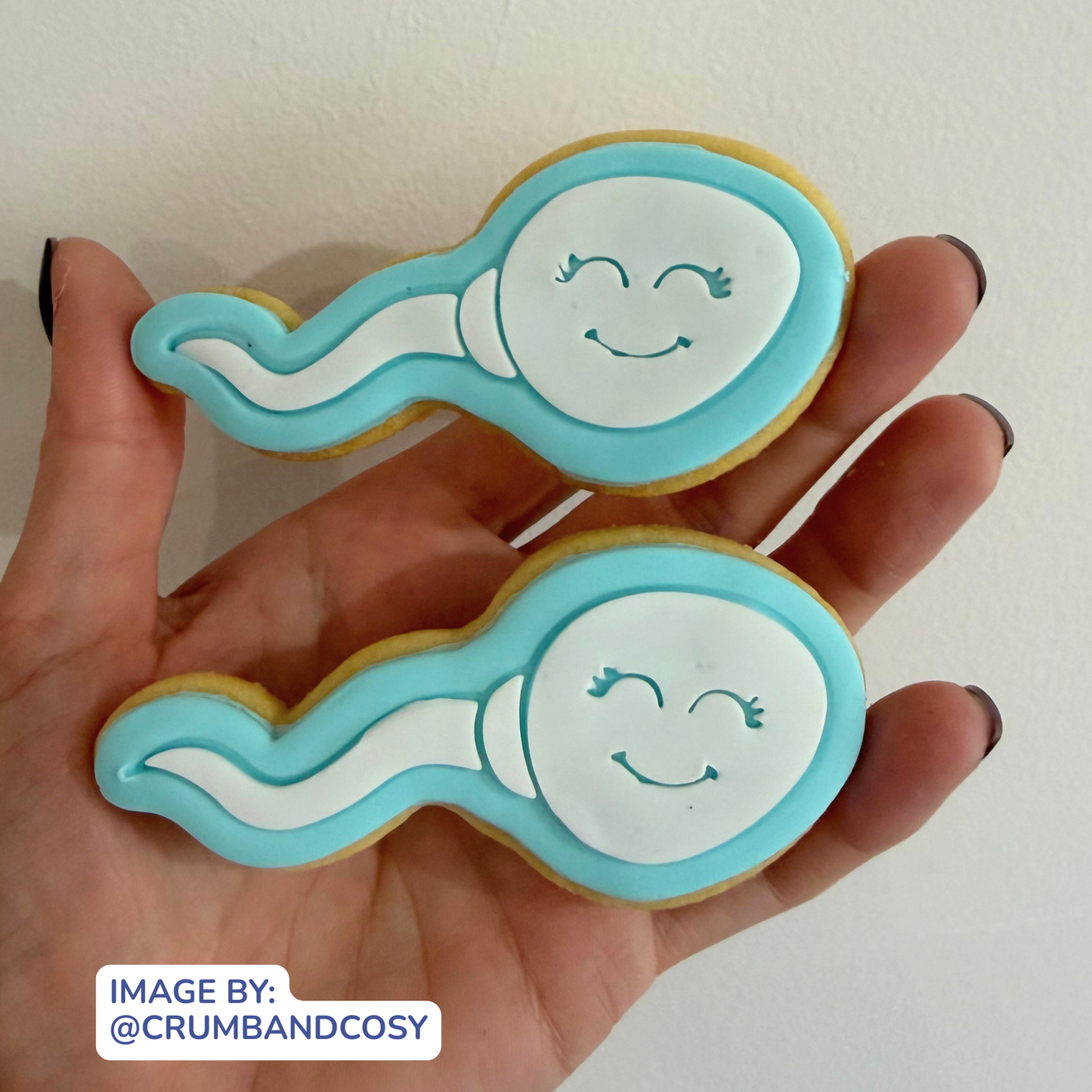 Happy Sperm Cookie Stamp & Cutter