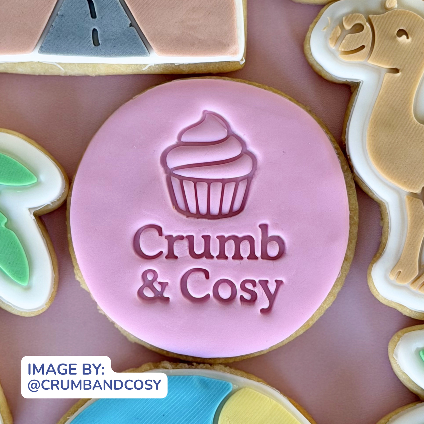 Custom Business Logo Cookie Stamp