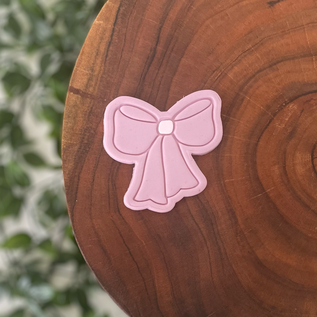 Longer Bow Cookie Cutter & Fondant Embosser