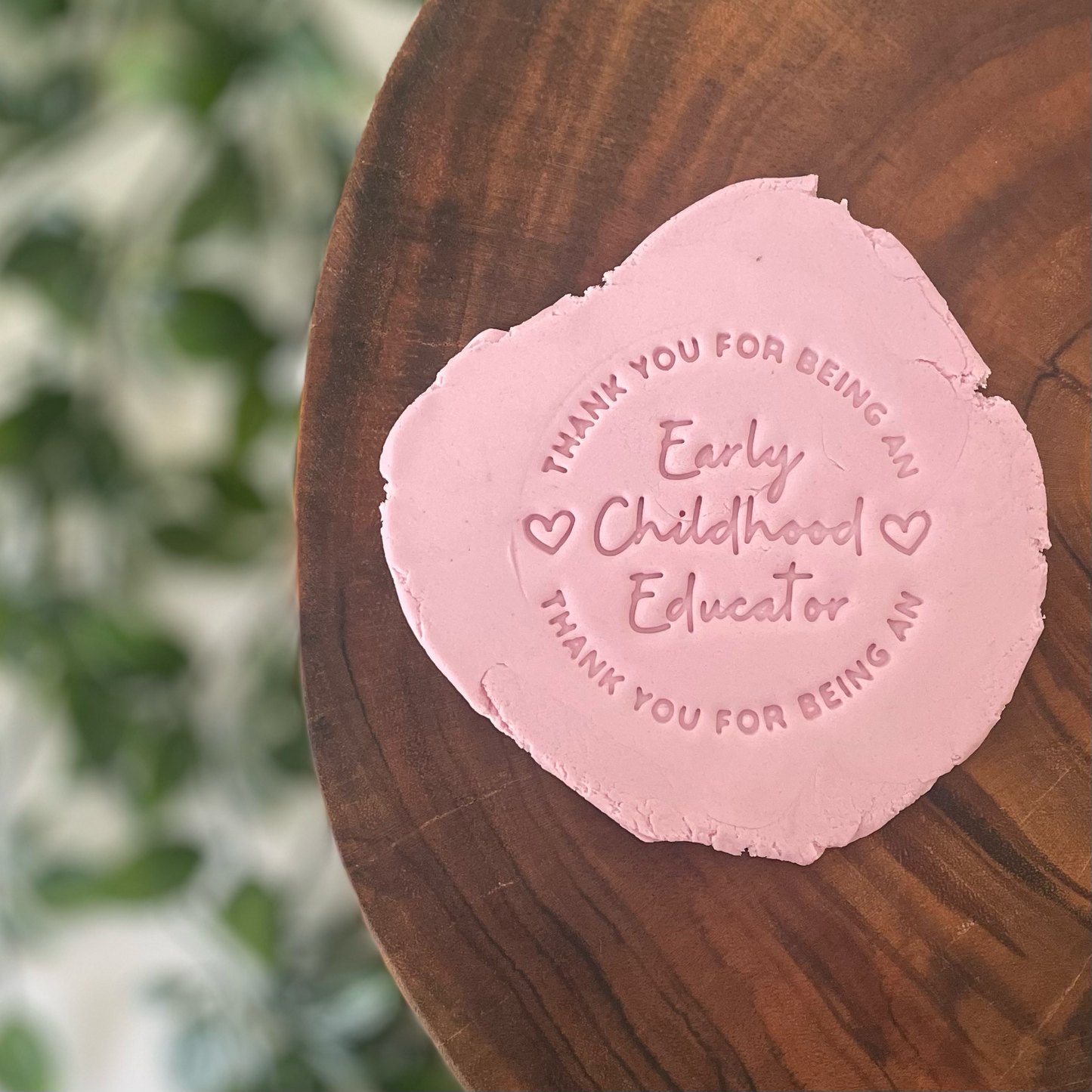 Thank you for being an Early Childhood Educator Fondant Embosser