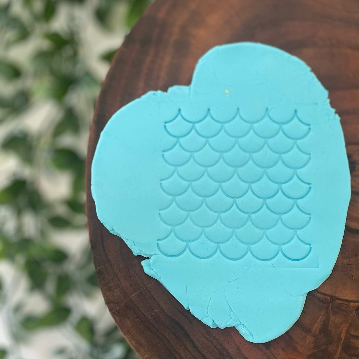 Scales Fondant Embosser Plate