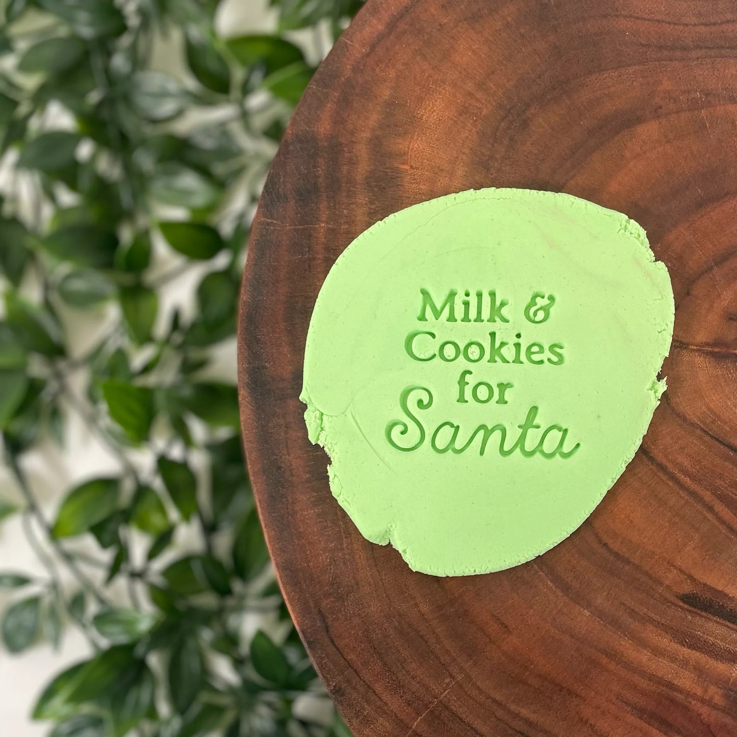 Milk and Cookies for Santa Fondant Embosser