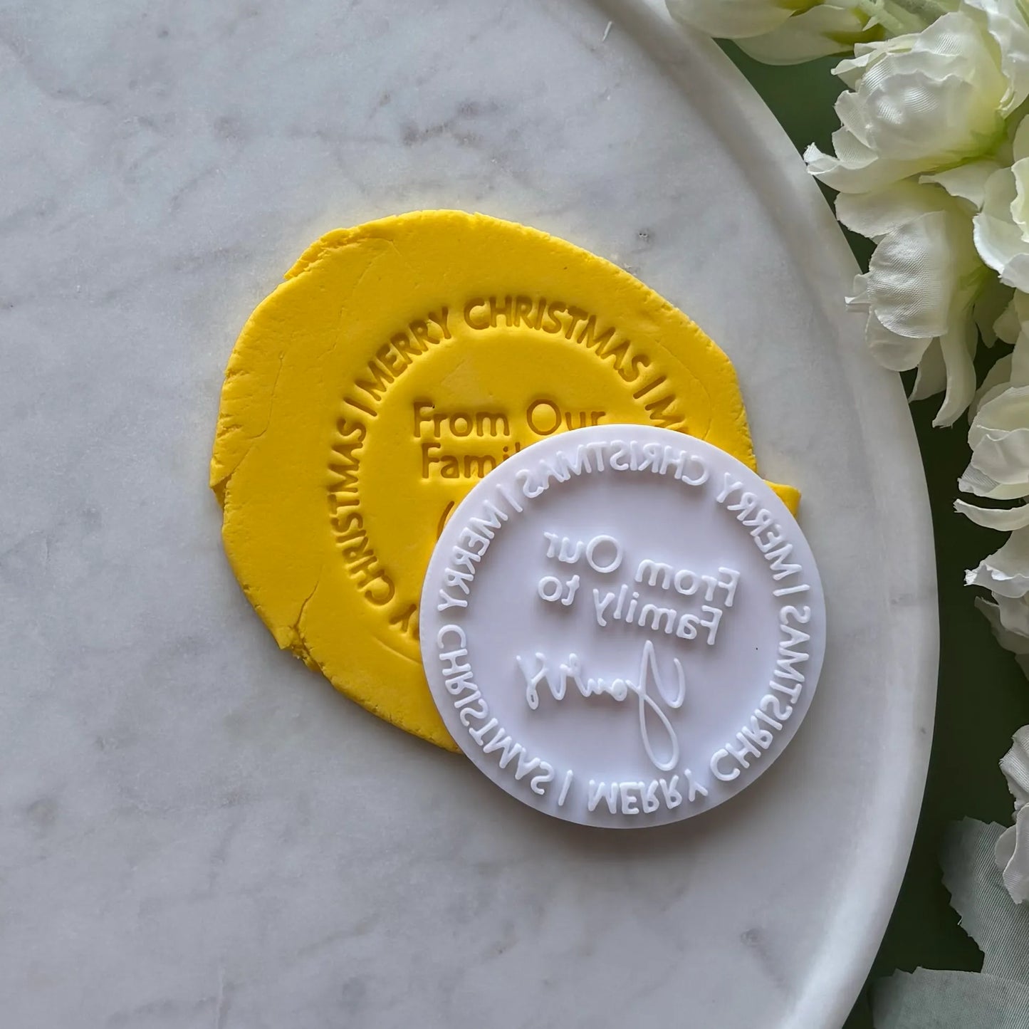 From our family to yours Fondant Embosser