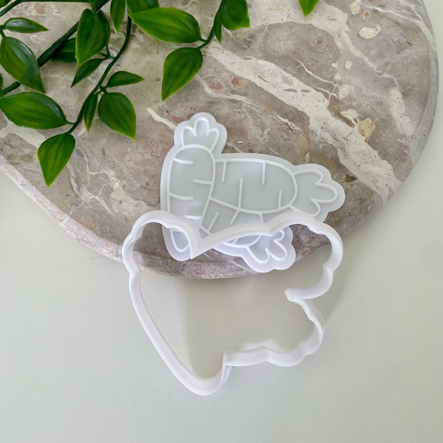 Carrot Bunch Cookie Cookie Cutter & Fondant Embosser