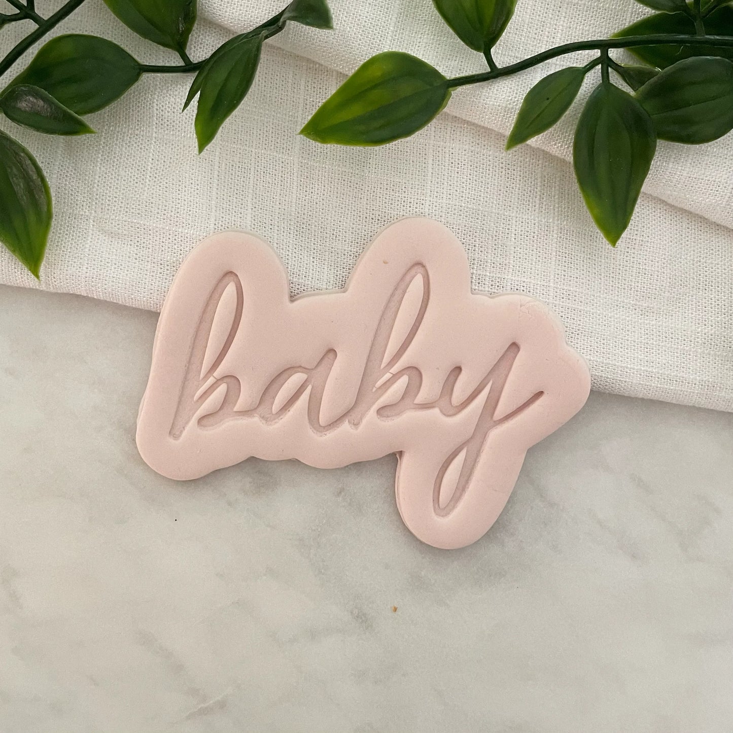 baby - word Cookie Cutter & Fondant Embosser