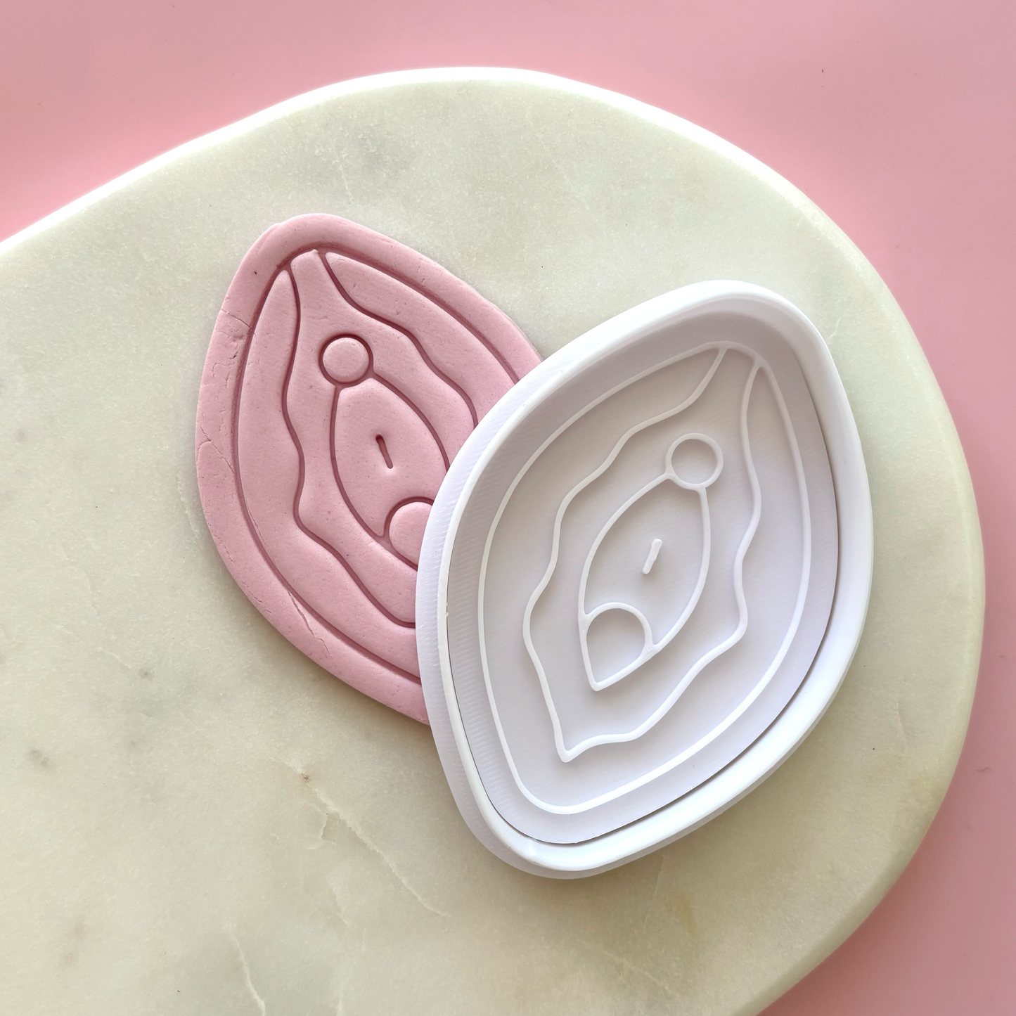 Female Anatomy Cookie Cutter & Fondant Embosser