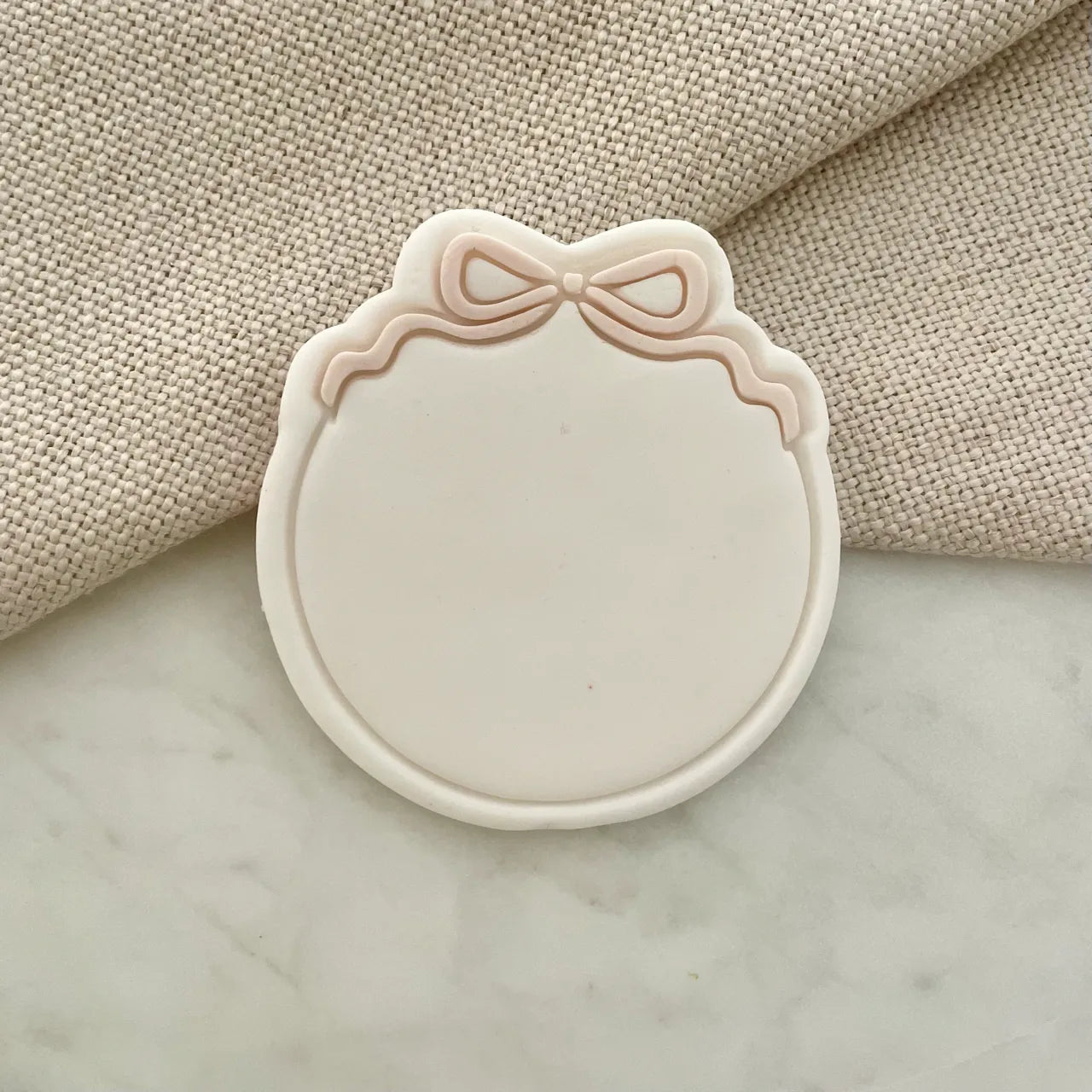 Bow plaque / border Cookie Cutter & Fondant Embosser