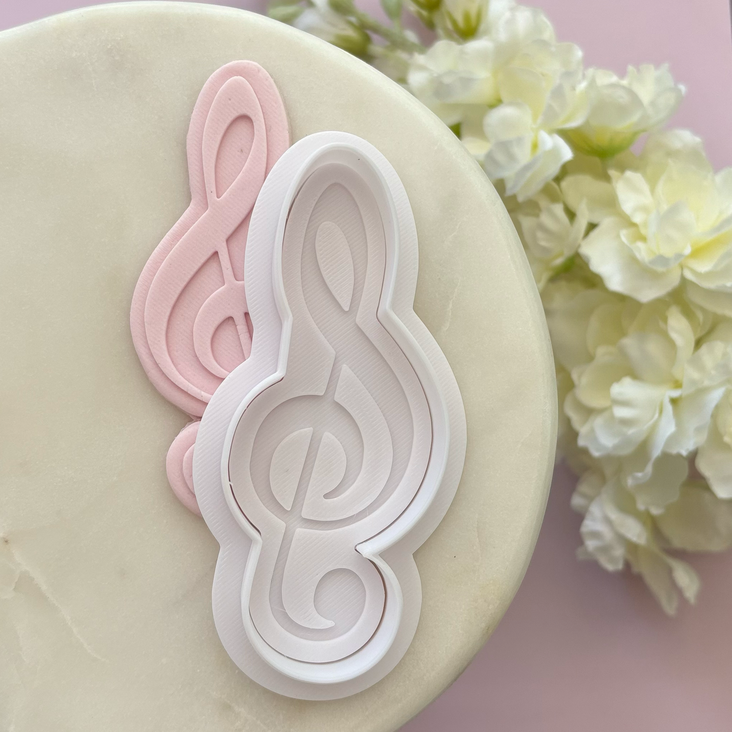 Music Note Cookie Stamp & Cutter