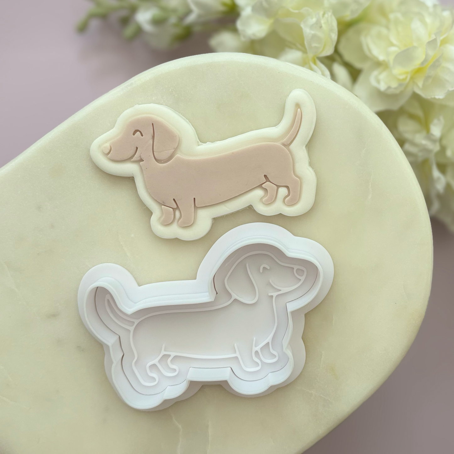Sausage Dog Cookie Stamp & Cutter