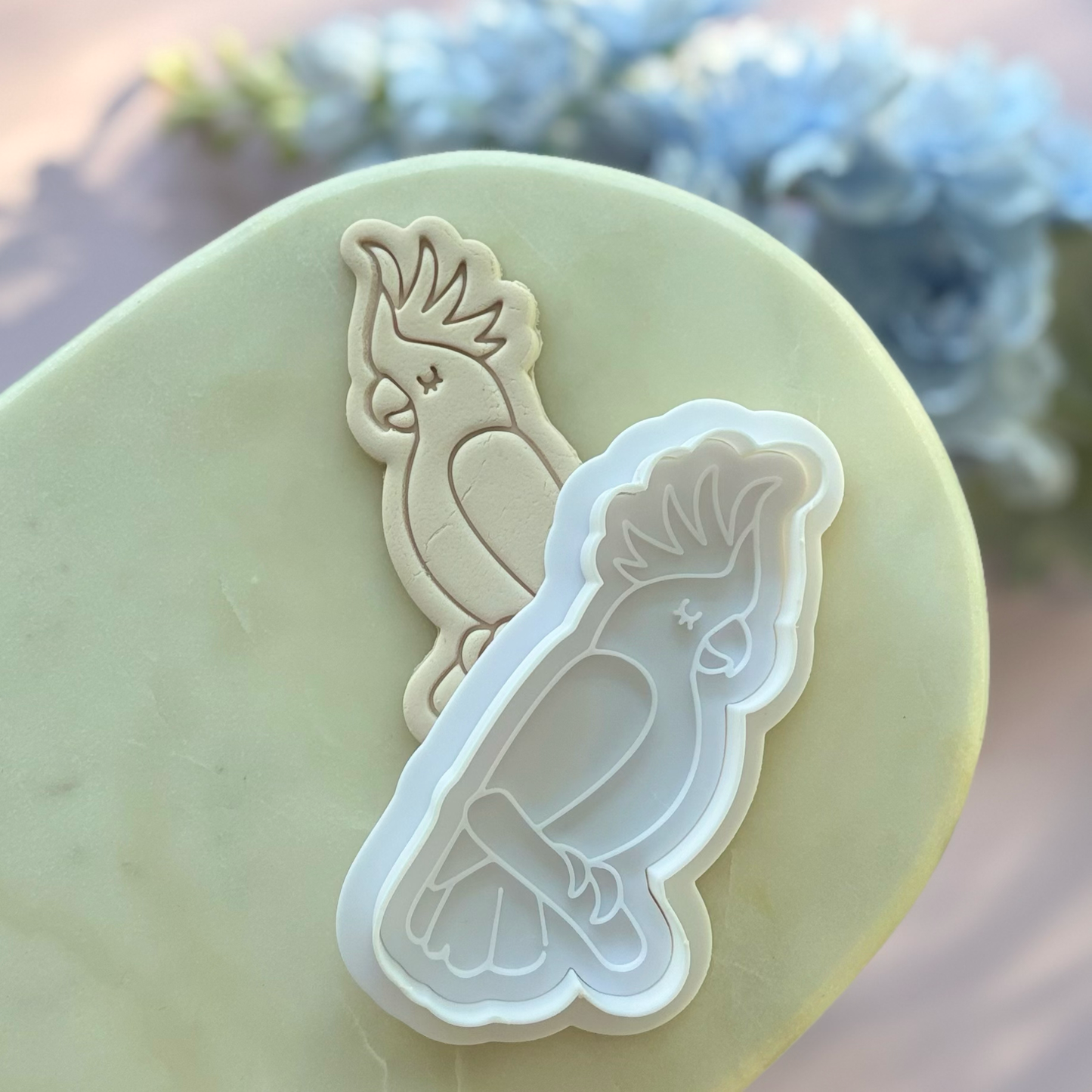 Cockatoo Cookie Stamp & Cutter