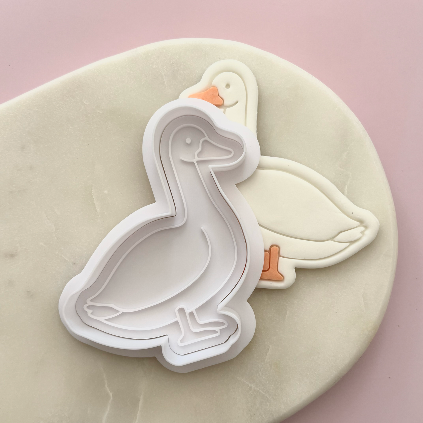 Standing Goose Cookie Stamp & Cutter