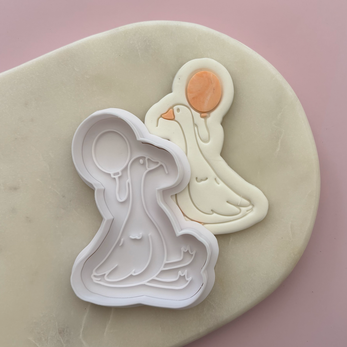 One Silly Goose set Cookie Debossor & Cutter