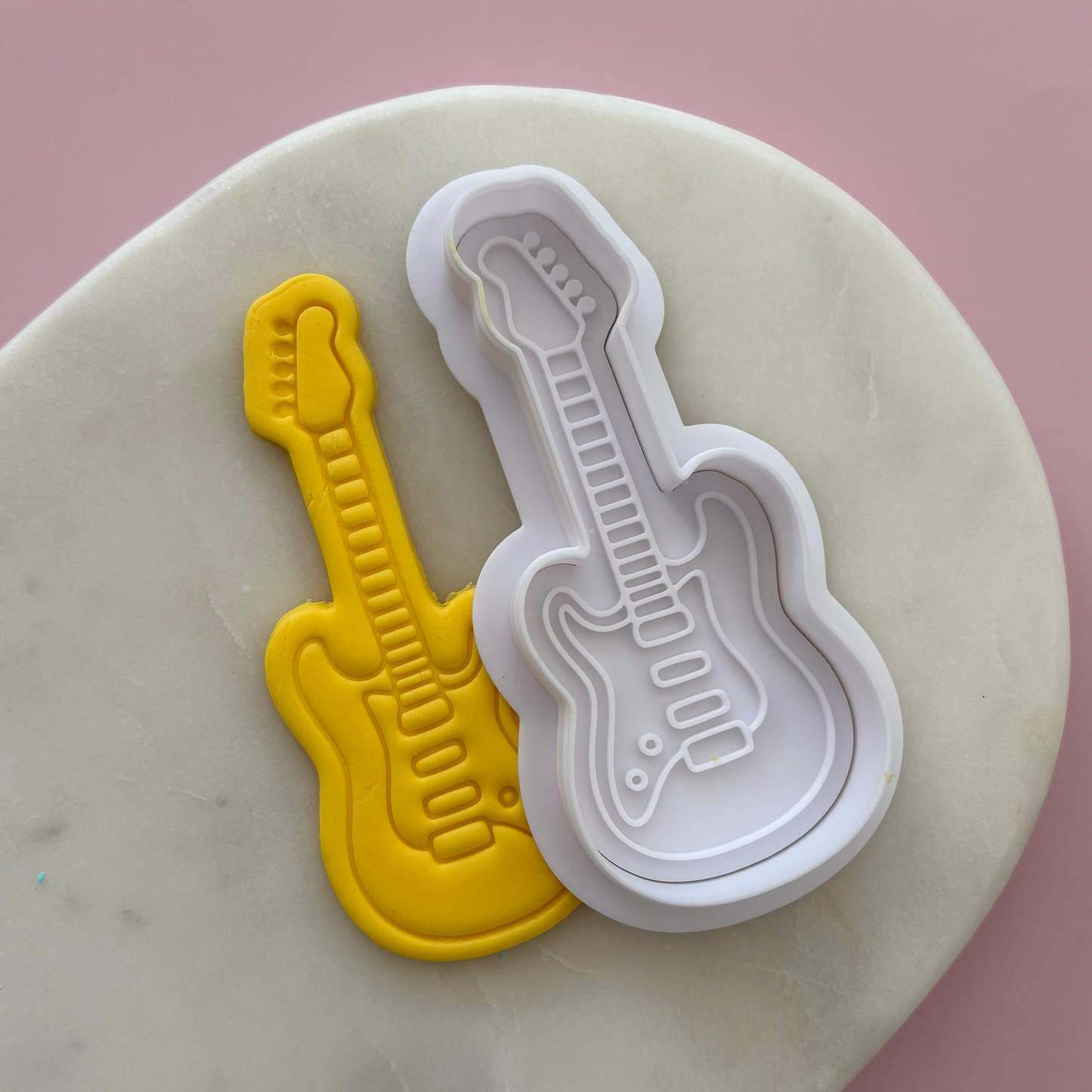 Electric Guitar Cookie Stamp & Cutter