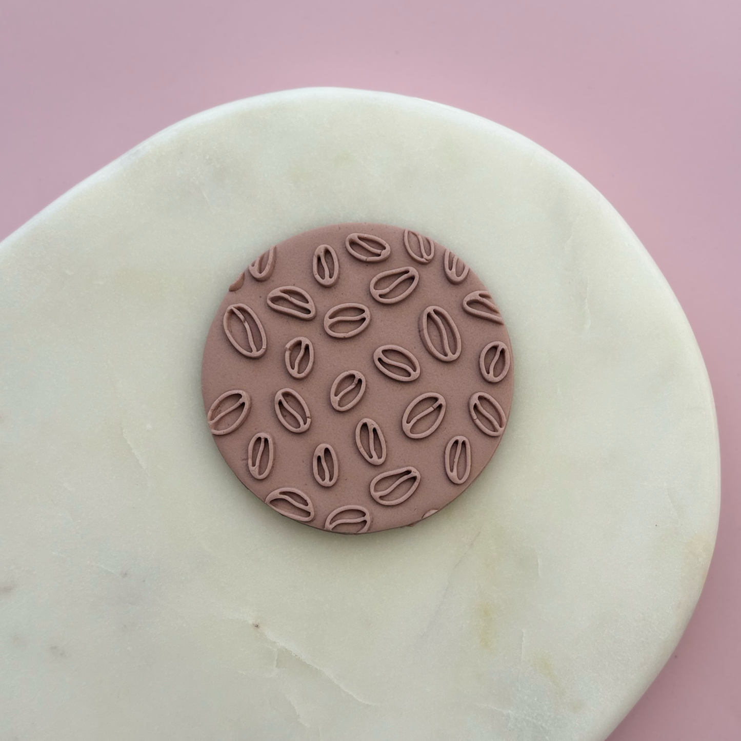 Coffee Beans pattern plate Cookie Debossor