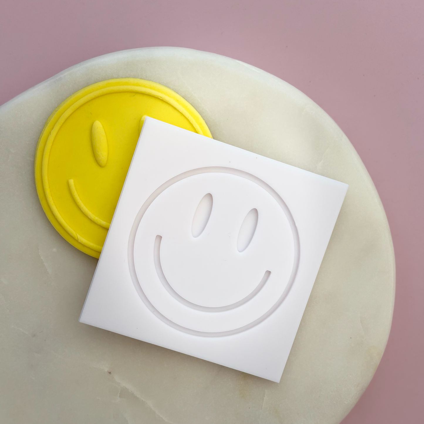 Smiley Face Fondant Debosser