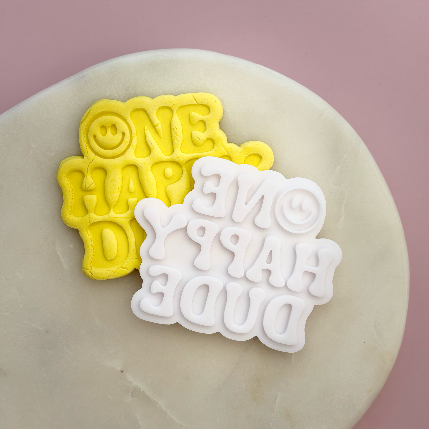One Happy Dude Cookie Stamp & Cutter