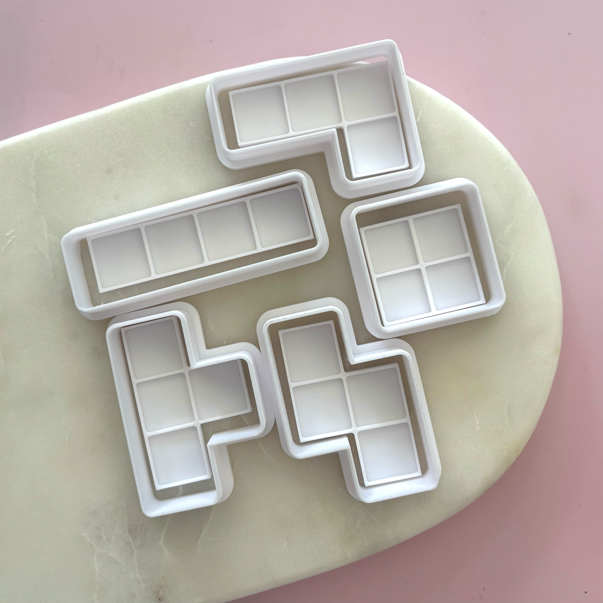 Tetris Cookie Stamp & Cutter Set