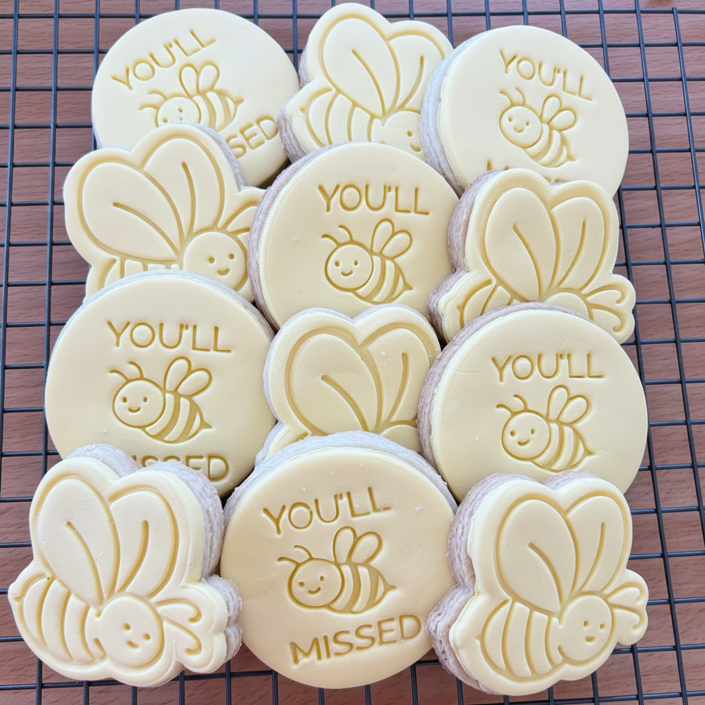 bee retirement cookies