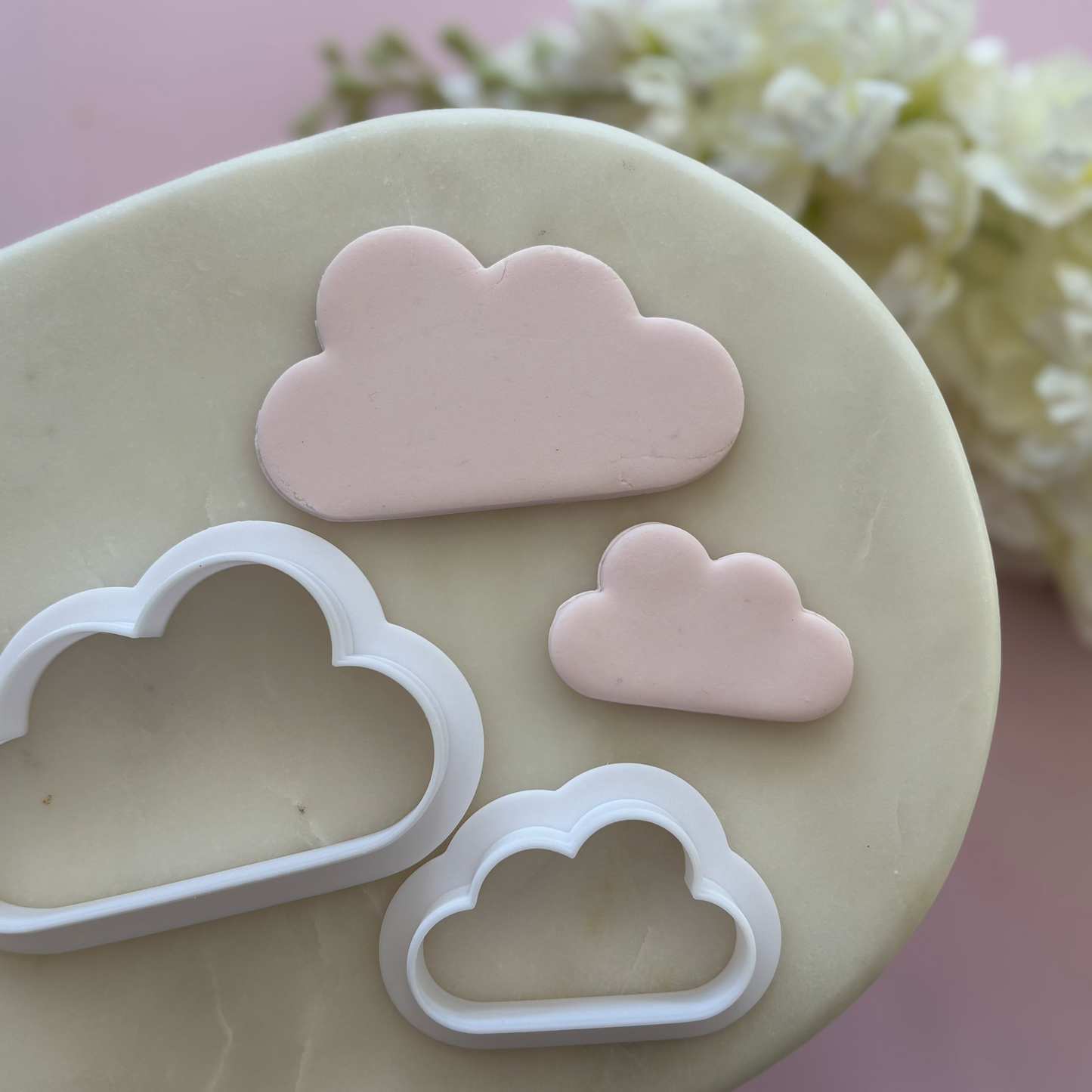 Flat Clouds set Cookie Cutter