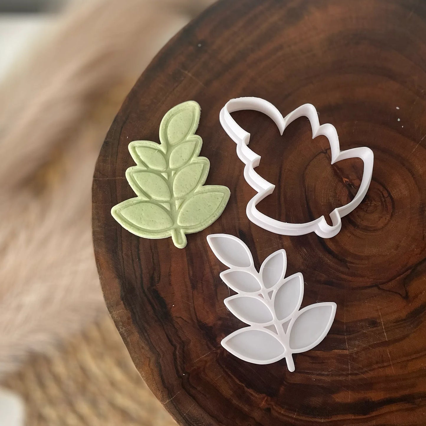 Leaf Cookie Cutter & Fondant Embosser