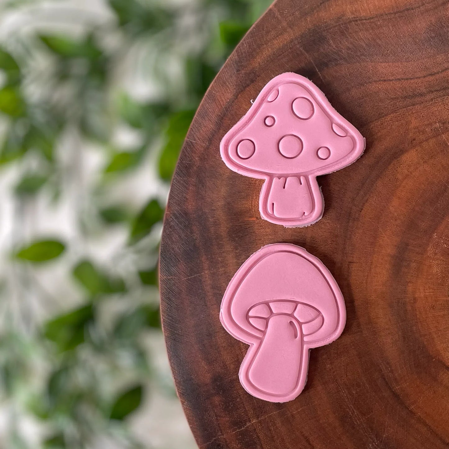 Mushroom Cookie Cutters & Fondant Embossers