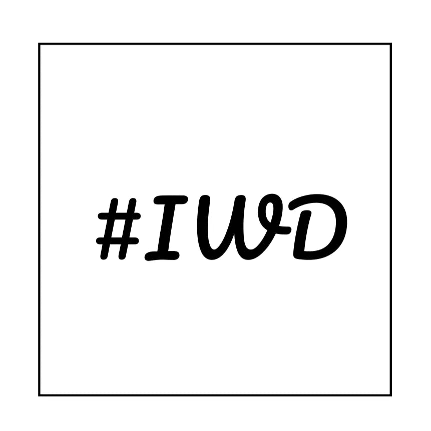 #IWD - International Women's Day Fondant Debosser