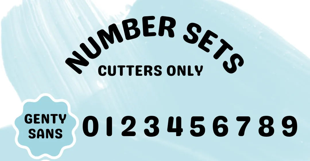 Transparent sheet with printed numbers and text on a light blue background