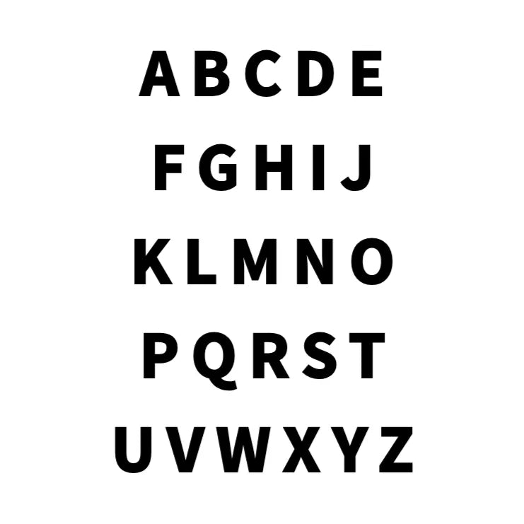 Letter fondant Cutter