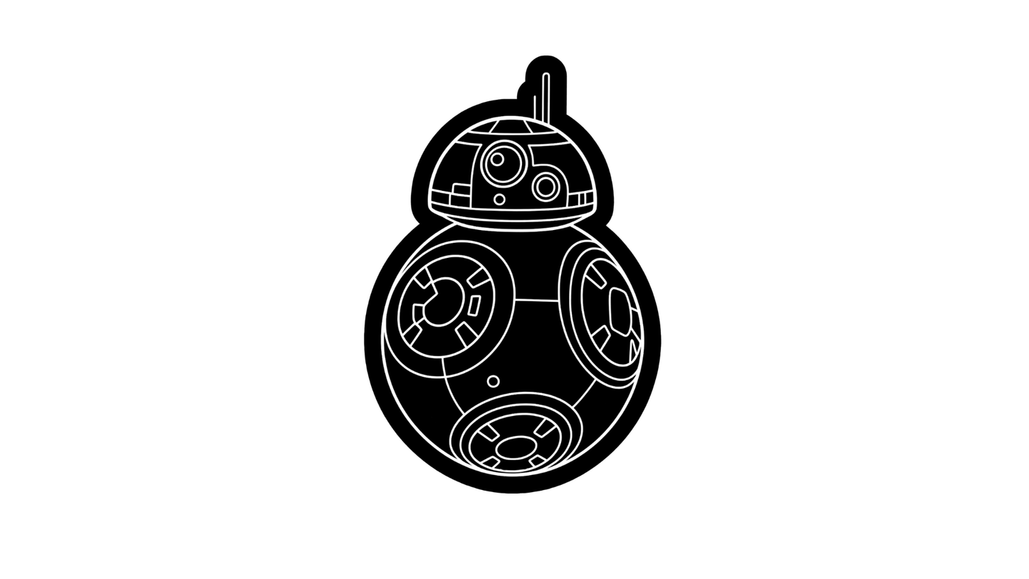 BB8 Star Wars Cookie Stamp & Cutter