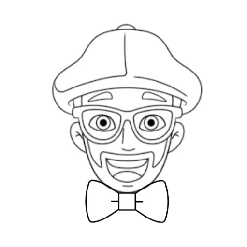 Blippi Cookie Cutter & Fondant Embosser