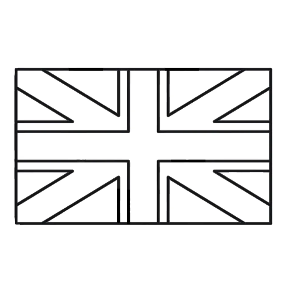 British Flag Cookie Cutter & Fondant Embosser