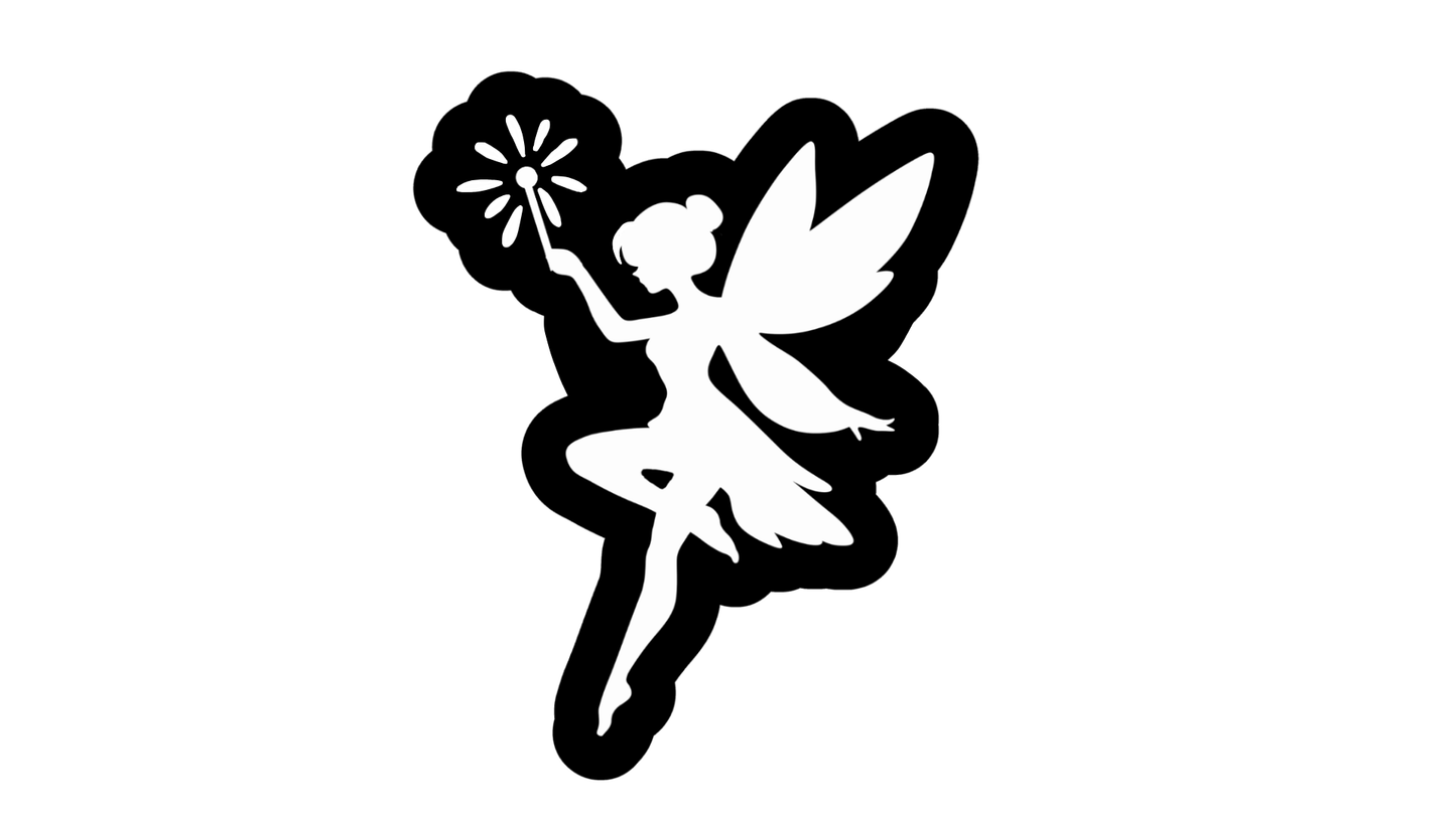 Fairy Silhouette Cookie Cutter & Fondant Debosser