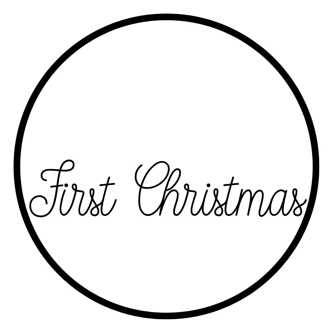 First Christmas style 2 Fondant Embosser