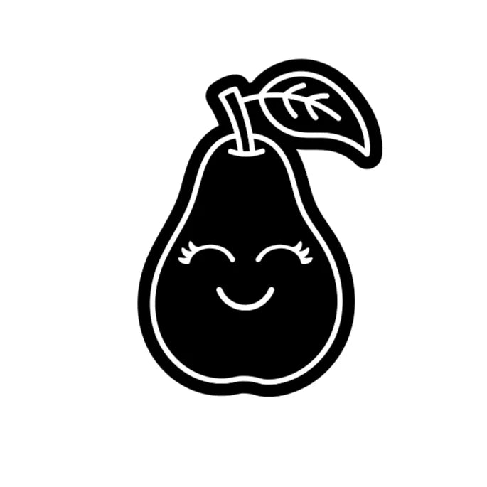 Pear Cookie Cutter & Fondant Embosser