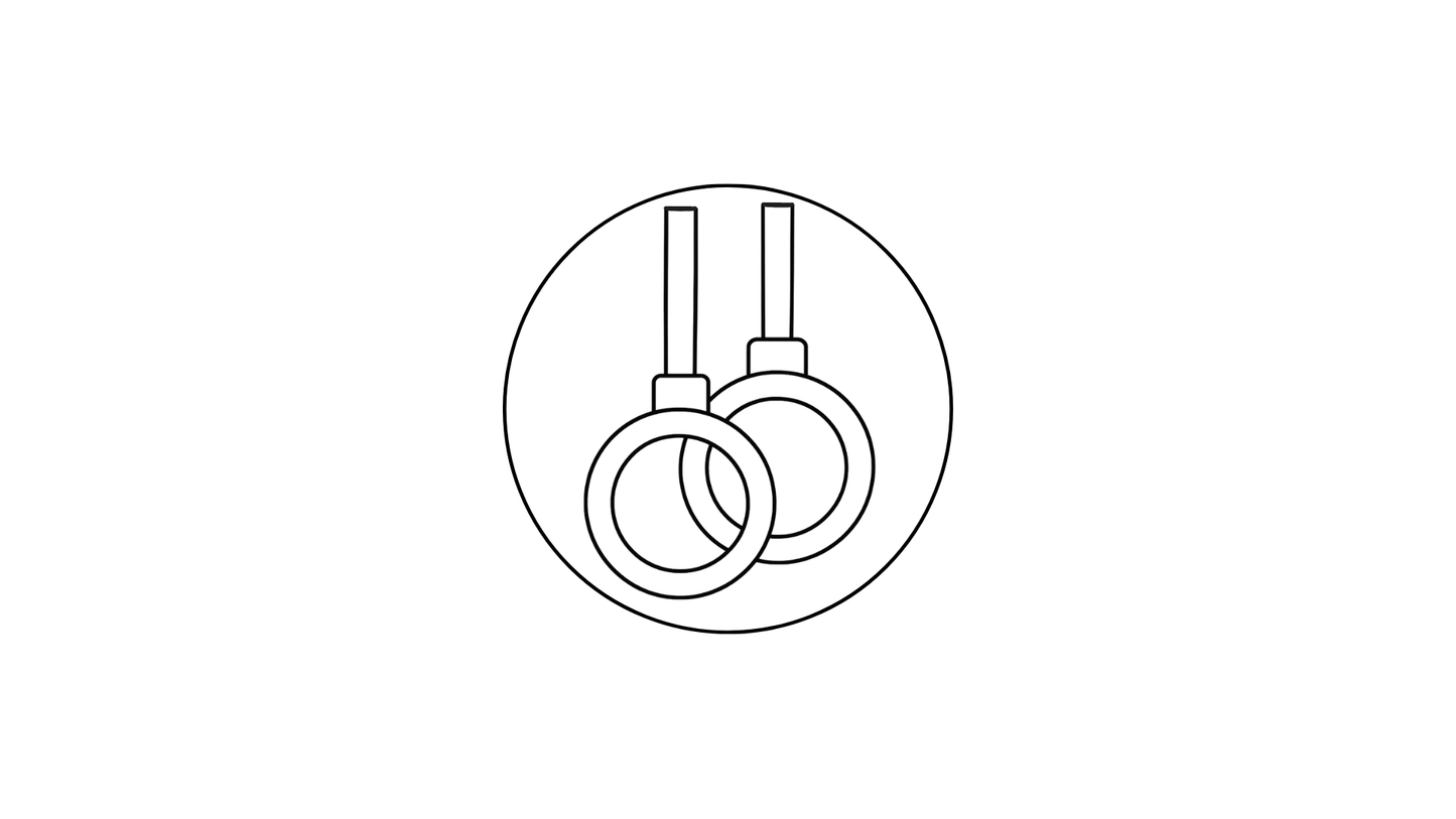 Gymnastics Rings Cookie Stamp