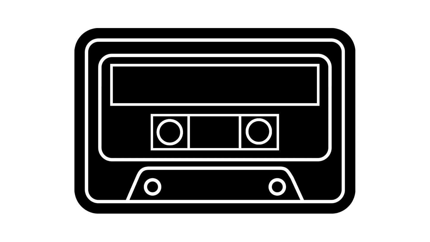 Blank Mix Tape Cookie Cutter & Fondant Embosser