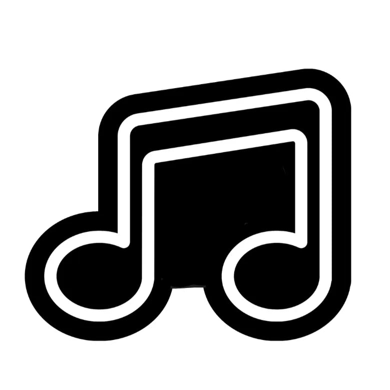 Music Note Cookie Cutter & Fondant Embosser