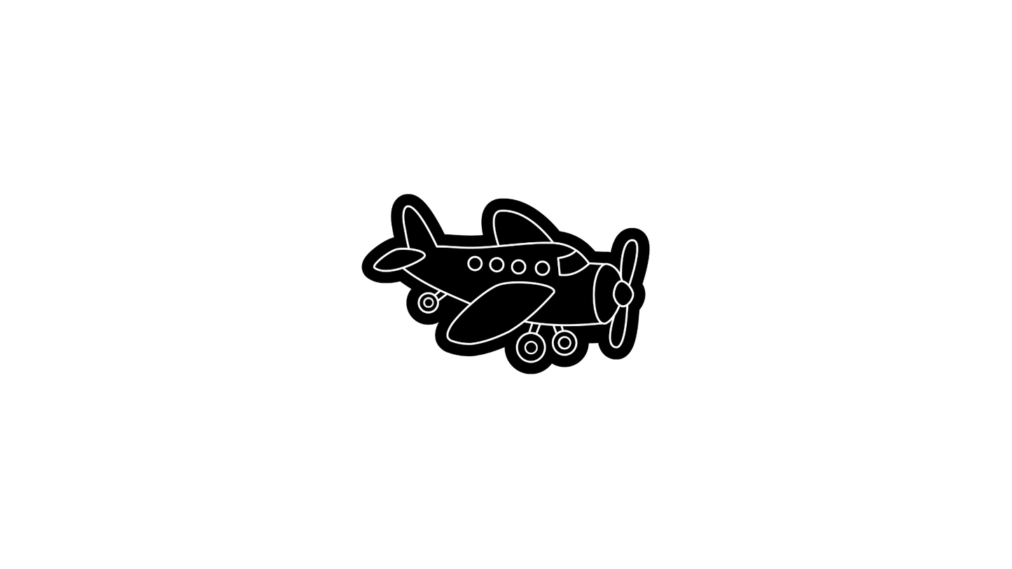 Plane Cookie Stamp & Cutter