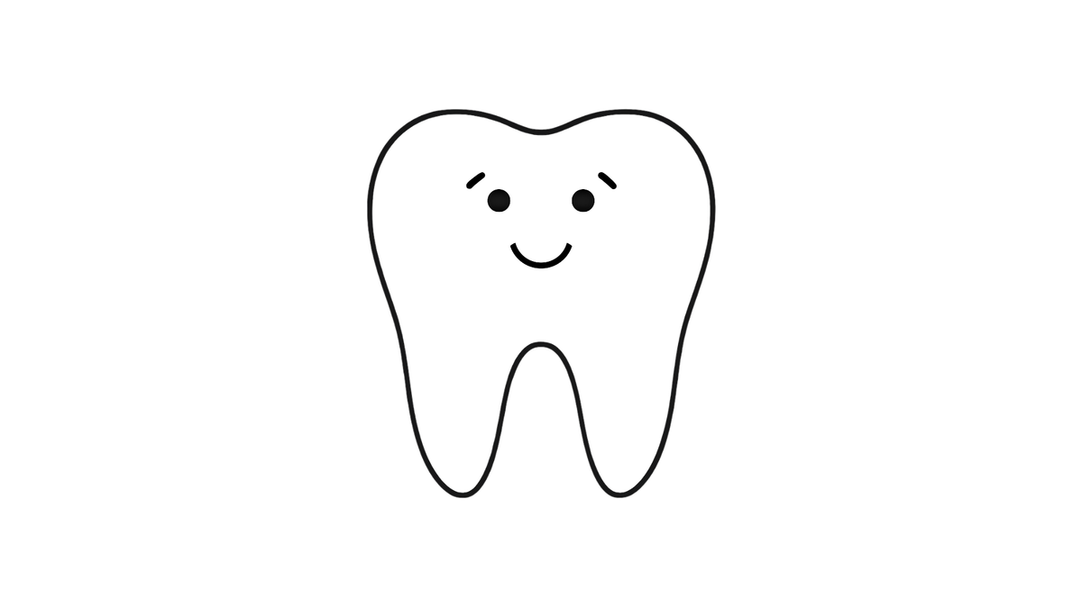 Tooth with face Cookie Stamp & Cutter