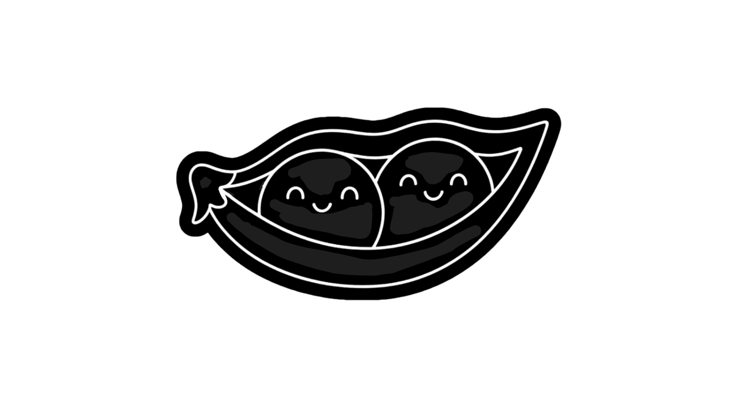 Two Peas in a Pod Cookie Stamp & Cutter