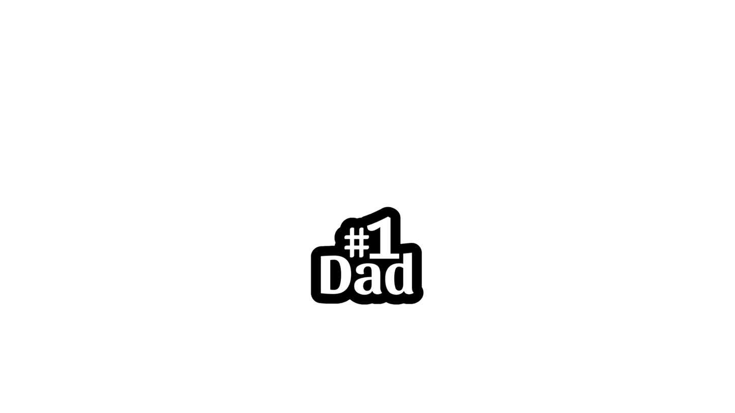 #1 Dad Cookie Debossor & Cutter