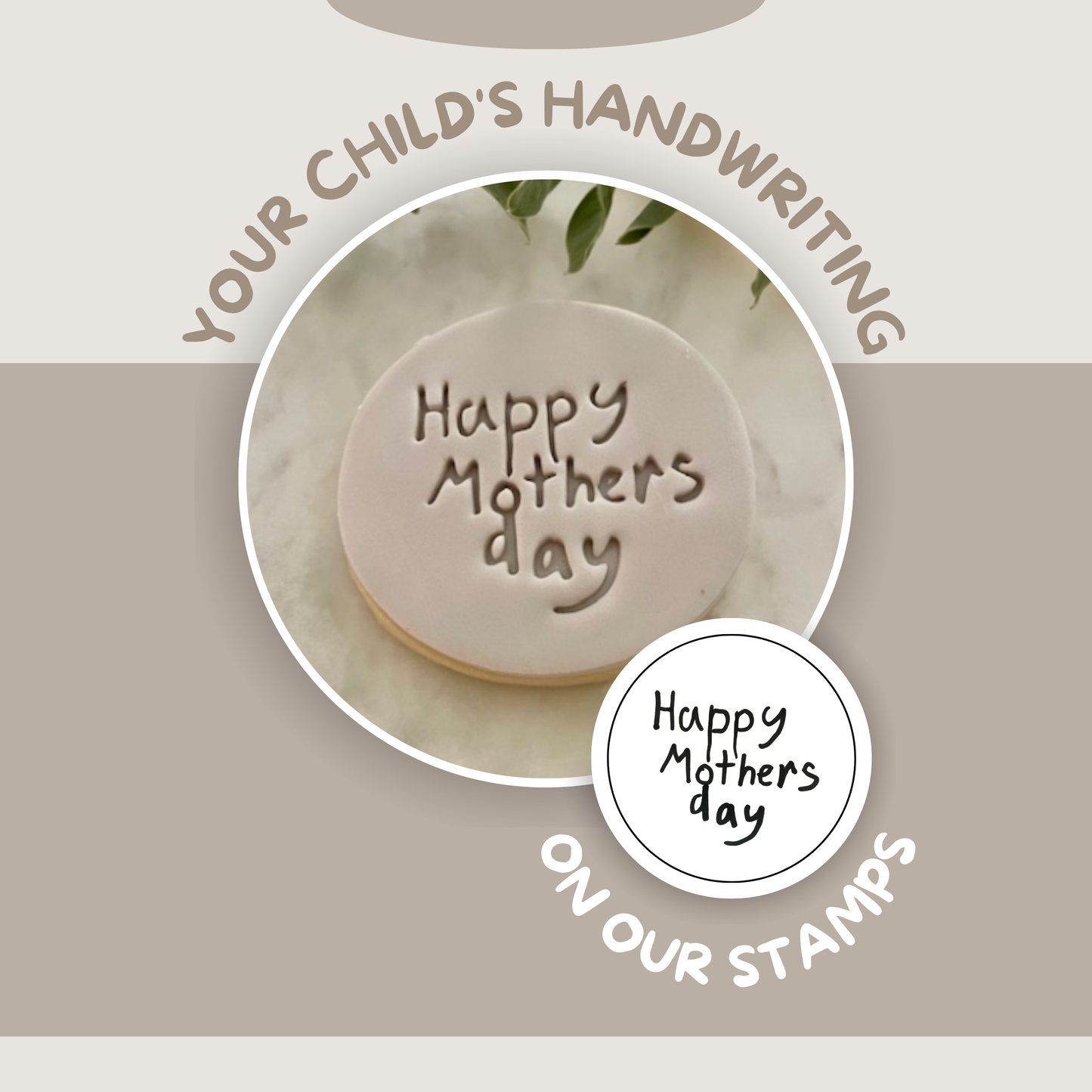 Custom Handwriting Fondant Embosser