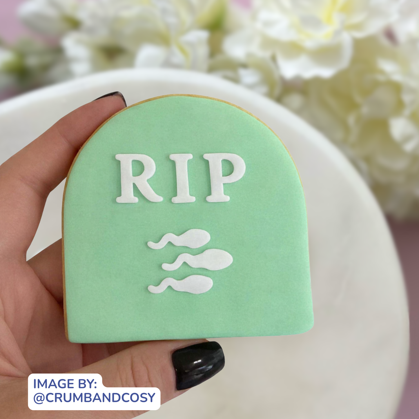RIP (sperm) Cookie Debossor & Cutter