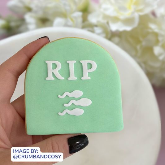 RIP (sperm) Cookie Debossor & Cutter