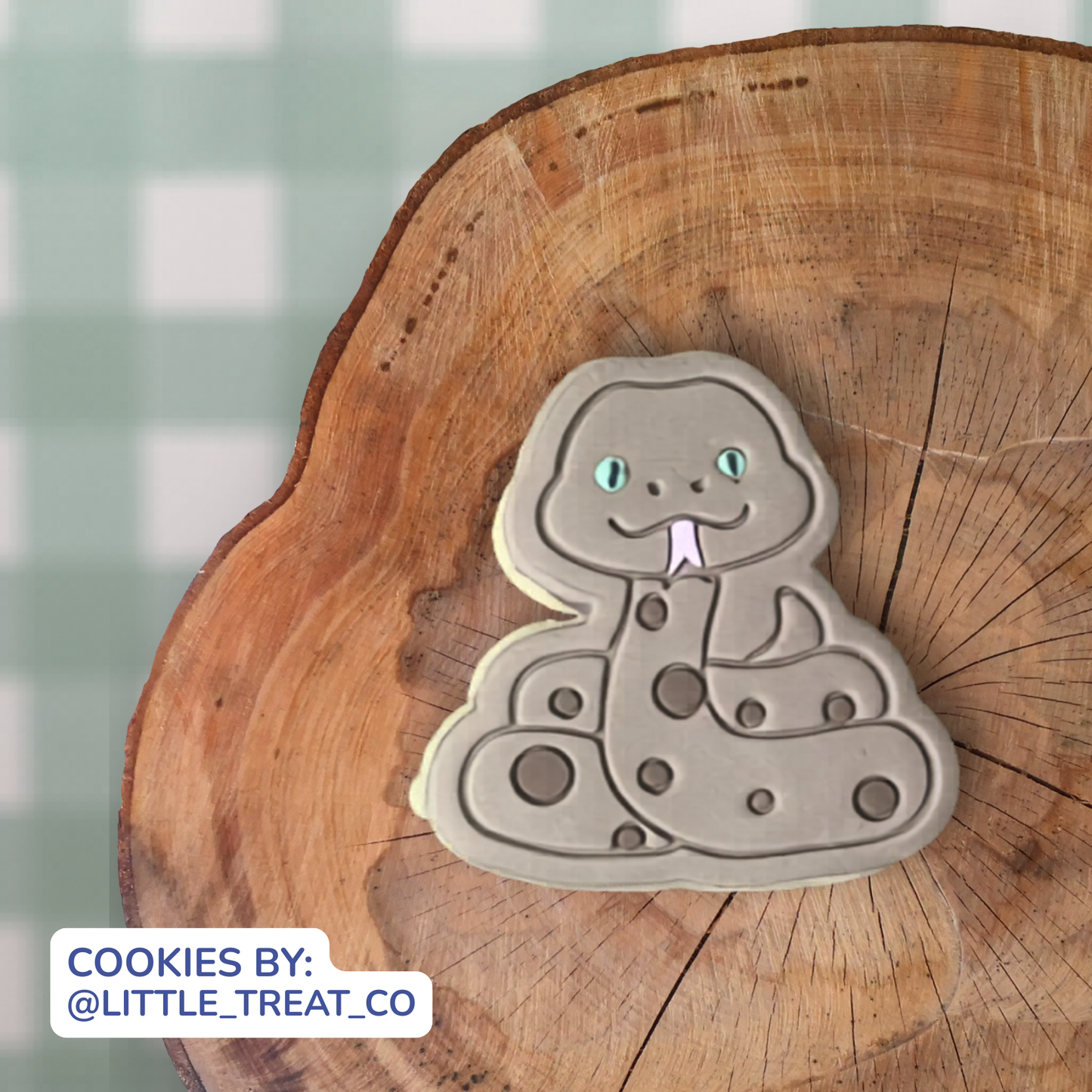 Snake Cookie Stamp & Cutter