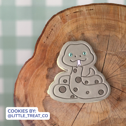 Snake Cookie Stamp & Cutter