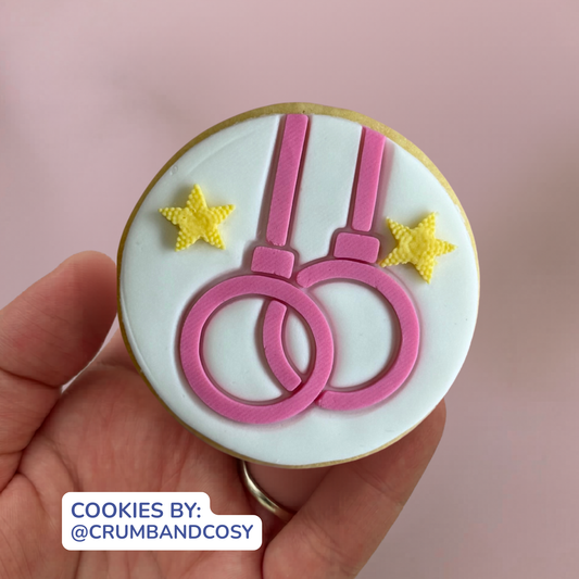 Gymnastics Rings Cookie Stamp