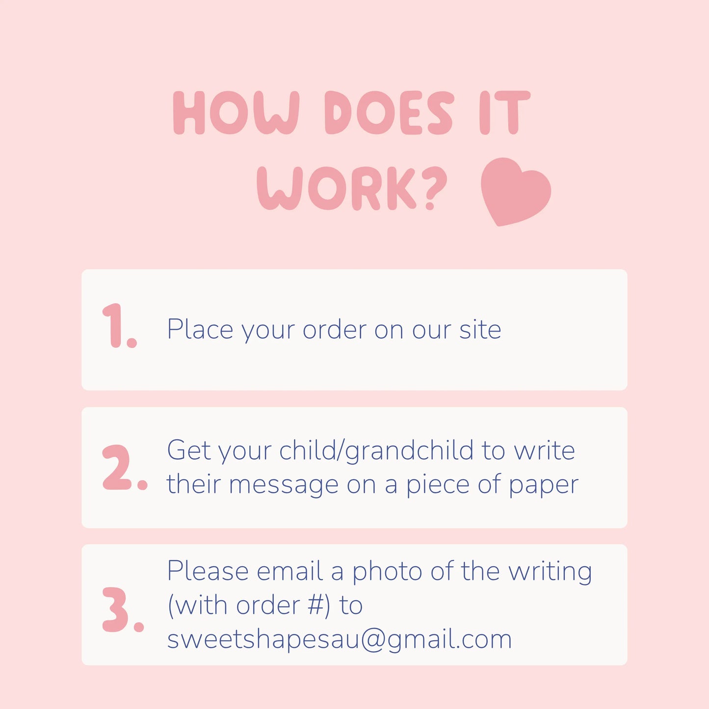 Custom Handwriting Fondant Embosser