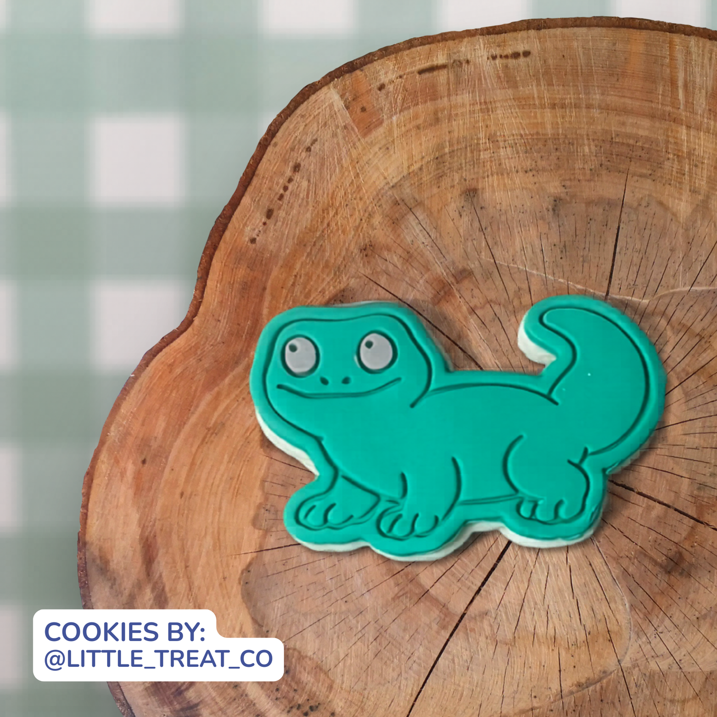 Lizard (Gecko) Cookie Stamp & Cutter