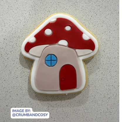 Toad House Cookie Stamp & Cutter